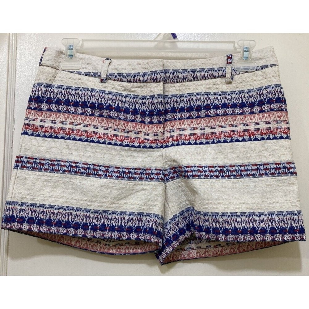 Katherine Barclay Montreal Shorts Womens‎ Size 8 Red White Blue Striped Pockets